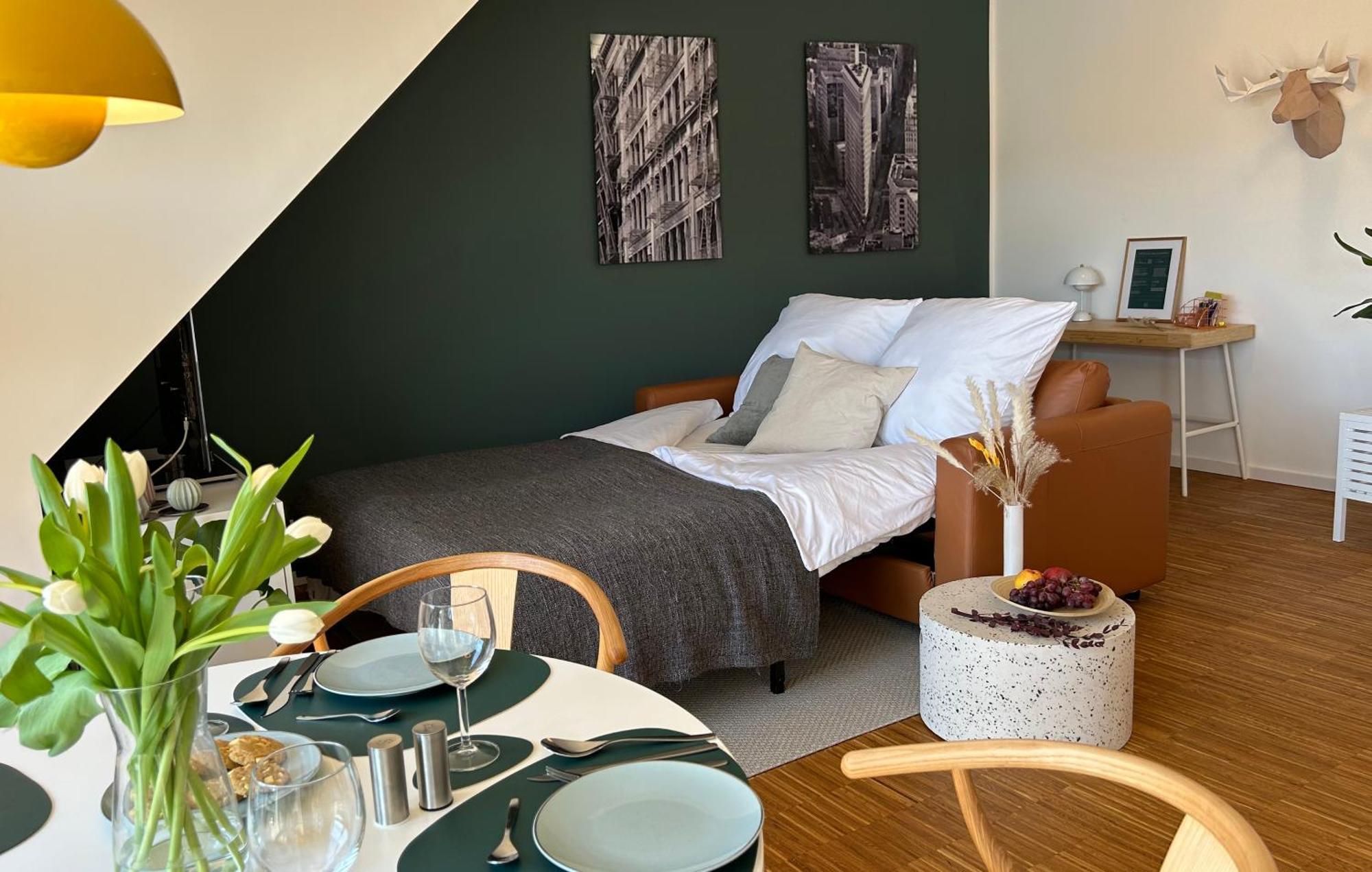Апартаменти Neues Trendy Dachgeschossloft Ганновер Екстер'єр фото