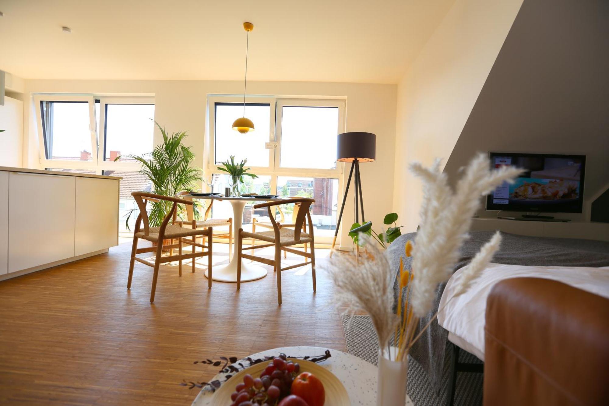 Апартаменти Neues Trendy Dachgeschossloft Ганновер Екстер'єр фото